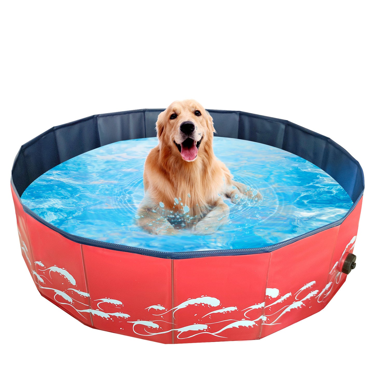 Foldable Dog Pool, Pet Bath Swimming Tub Bathtub Outdoor Indoor. - Nose n Paws Pet Shop