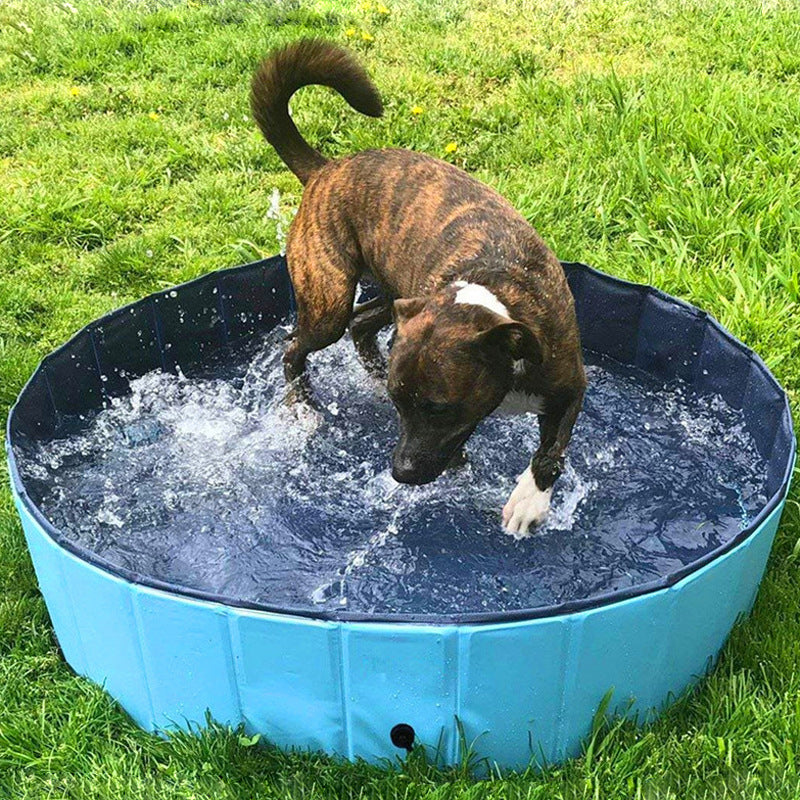 Foldable Dog Pool, Pet Bath Swimming Tub Bathtub Outdoor Indoor.