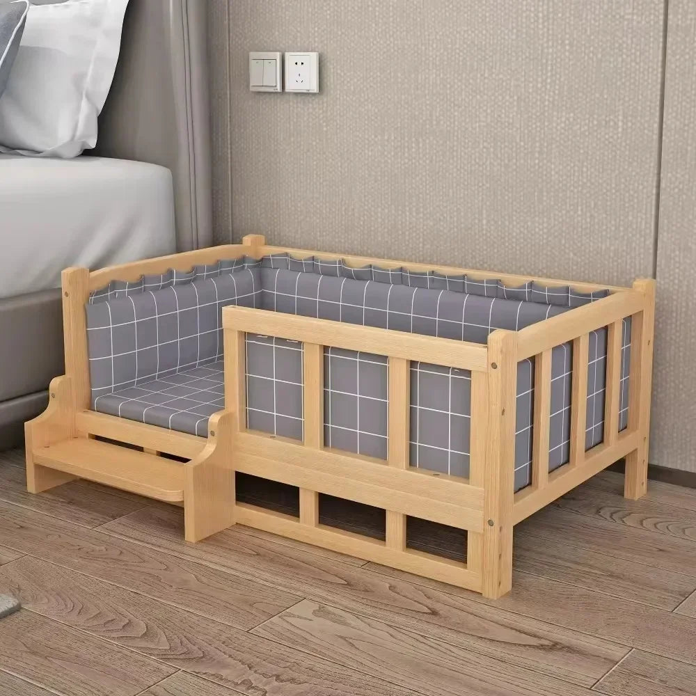 Solid Wood Material Dog Kennel