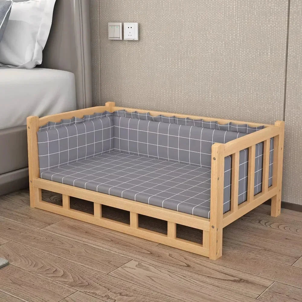 Solid Wood Material Dog Kennel