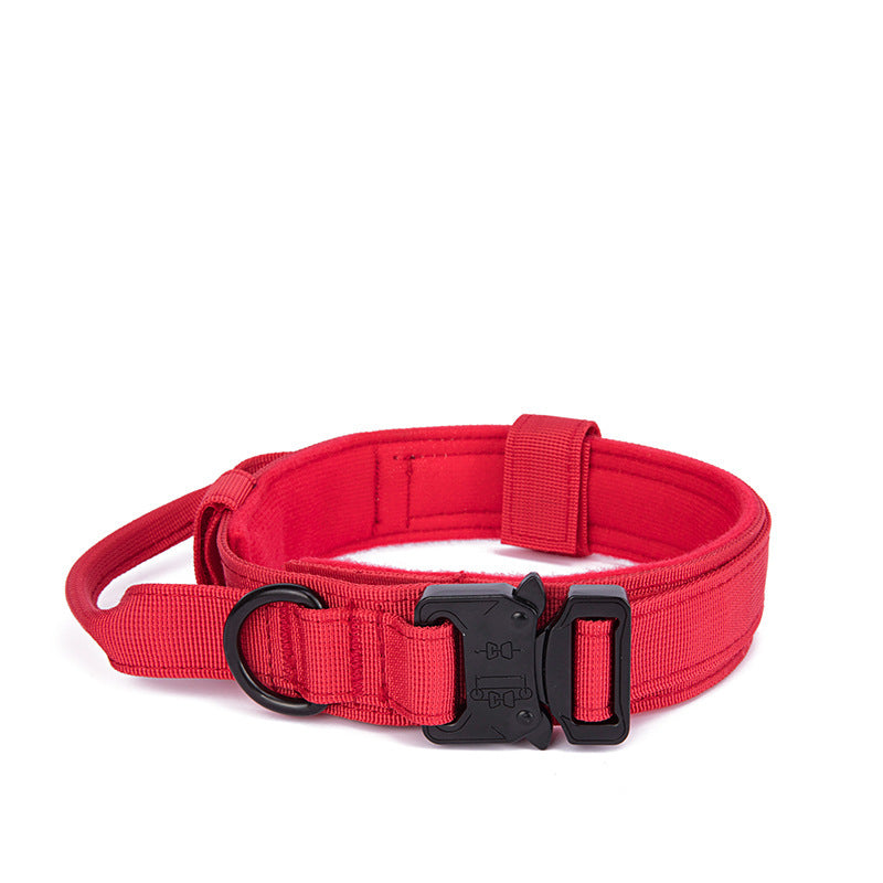 Tactical Dog Collar – Heavy-Duty Adjustable K9 Collar for Training & Outdoor Adventures - Nose n Paws Pet Shop