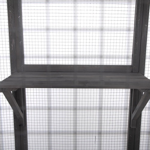 Oversized Cat Cage - Grey - Nose n Paws Pet Shop