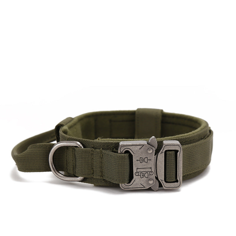 Tactical Dog Collar – Heavy-Duty Adjustable K9 Collar for Training & Outdoor Adventures - Nose n Paws Pet Shop