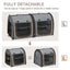 Portable Soft-sided Pet Carrier With Divider, 