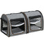 Portable Soft-Sided Pet Carrier with Divider – Lightweight, Breathable, and Convenient for Small Pets