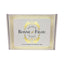 Bonne et Filou packaging box with gold decorative elements on a white background
