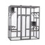 Oversized Cat Cage - Grey - Nose n Paws Pet Shop