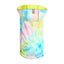 Colorful tie-dye sleeveless top on a white background