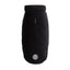 Black pet coat with a brand logo on a white background