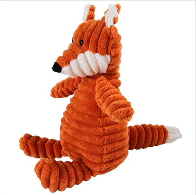 Eco‑Friendly Corduroy Squeaky Dog Toy – Joy That Lasts - Nose n Paws Pet Shop