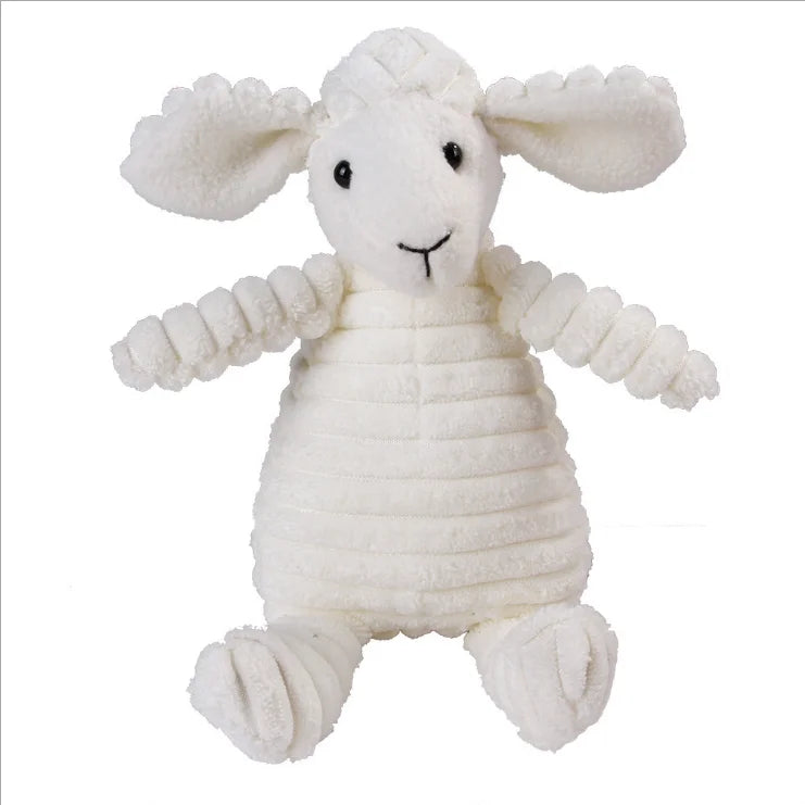 Eco‑Friendly Corduroy Squeaky Dog Toy – Joy That Lasts - Nose n Paws Pet Shop