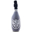 Plush toy shaped like a champagne bottle with branding on a white background