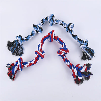 5‑Knot Cotton Rope Dog Toy for Aggressive Chewers