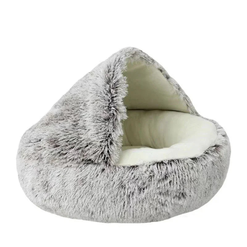 Pet Calming Bed, Cuddly and Soft - Nose n Paws Pet Shop