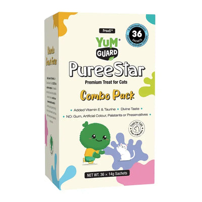Yumguard Kitty Puree Star – Combo Pack (14g x 36)
