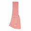 Pink apron with a brand logo on a white background