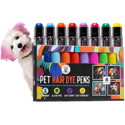 Dog Hair Dye  8 Color Dog Safe Hair Dye  Dog Dye Non Toxic - Nose n Paws Pet Shop