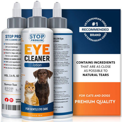 All Pets Eye Wash Drops for Relieve Pink Eye Allergies Symptoms - Nose n Paws Pet Shop
