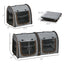 Portable Soft-Sided Pet Carrier with Divider – Lightweight, Breathable, and Convenient for Small Pets