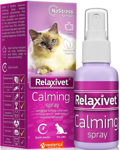 Beloved Pets Calming Pheromone Spray & Scratch Repellent for Cats - Nose n Paws Pet Shop