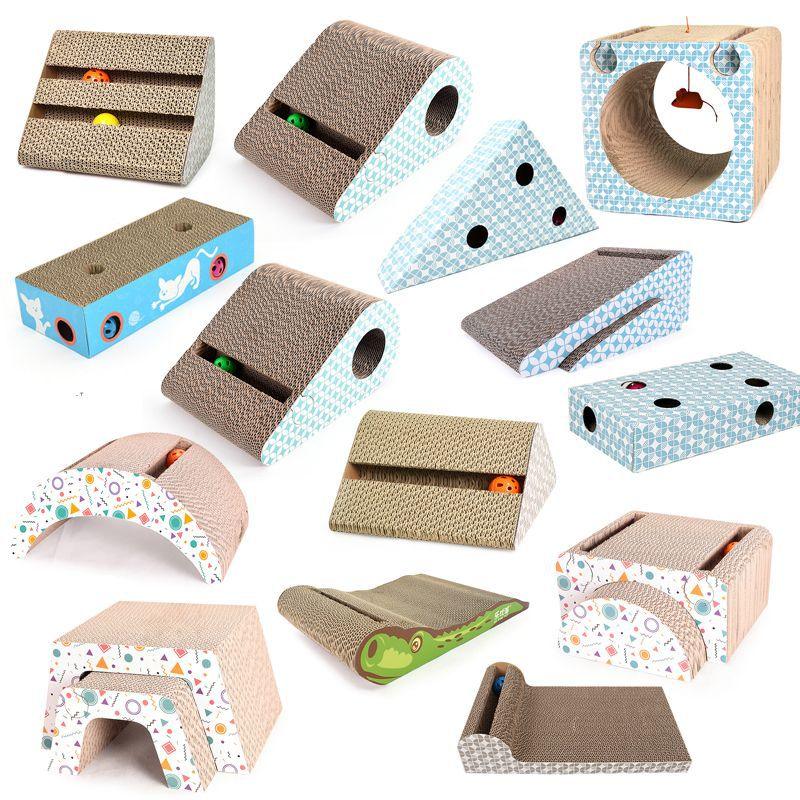 Ultimate Kitty Haven: Multi-Colored Cat Scratcher For All Ages - Nose n Paws Pet Shop